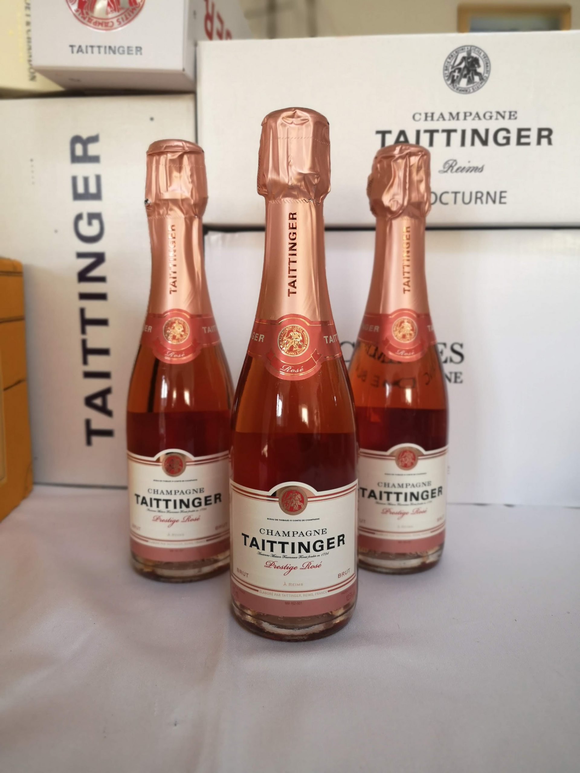 Champagne Taittinger brut Fransk prestige Rosé –