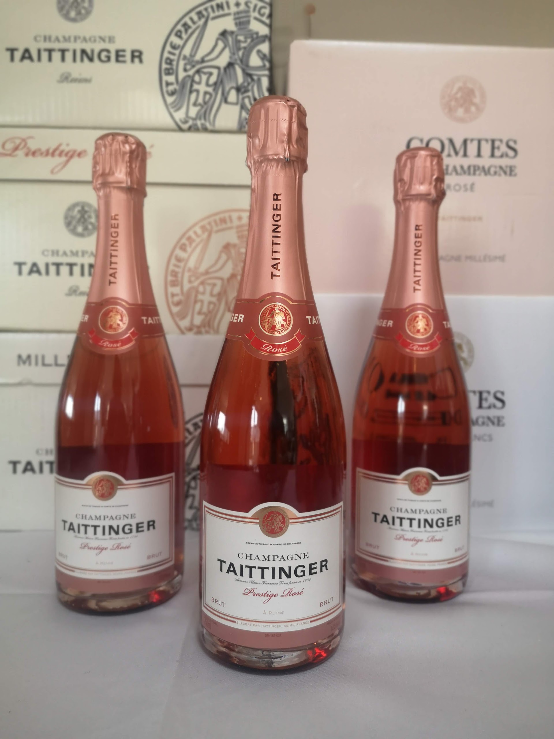 Rosé Champagne prestige brut Fransk Taittinger –